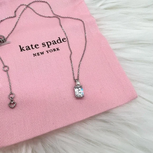 Kate Spade Bouquet Toss Stone Pendant Necklace - Picture 6 of 7